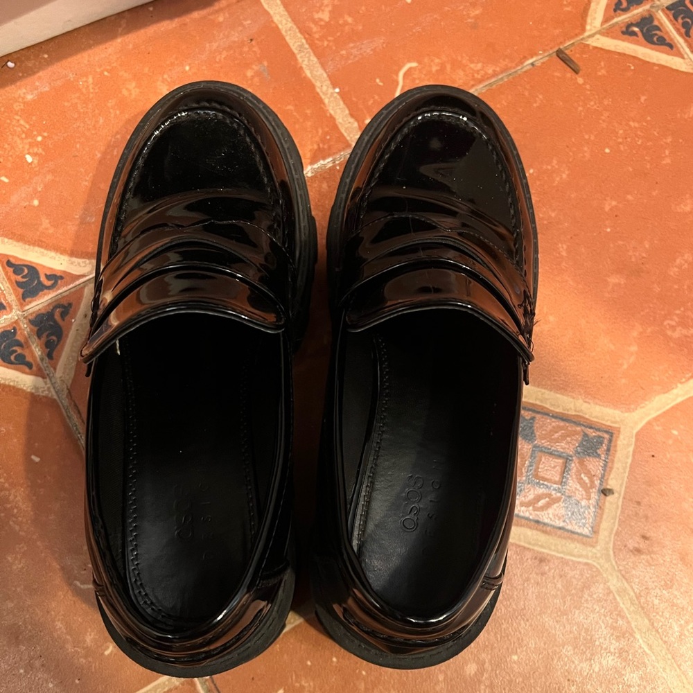 Worn asos chunky loafers